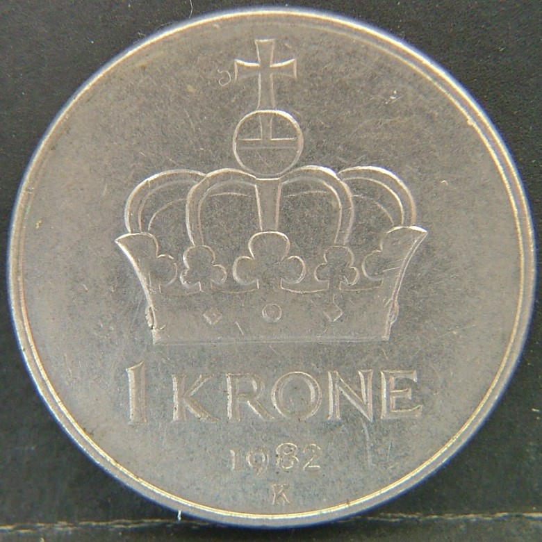 Additional view 2 of 🇳🇴 NORWAY – Scandinavian Coin Craft 1 Krone 1982 coin