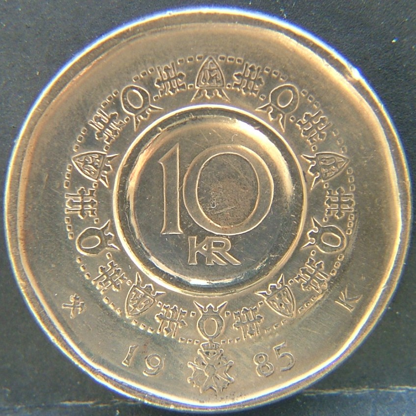 Additional view 1 of 🇳🇴 NORWAY – Scandinavian Coin Craft 10 Kroner 1985 coin