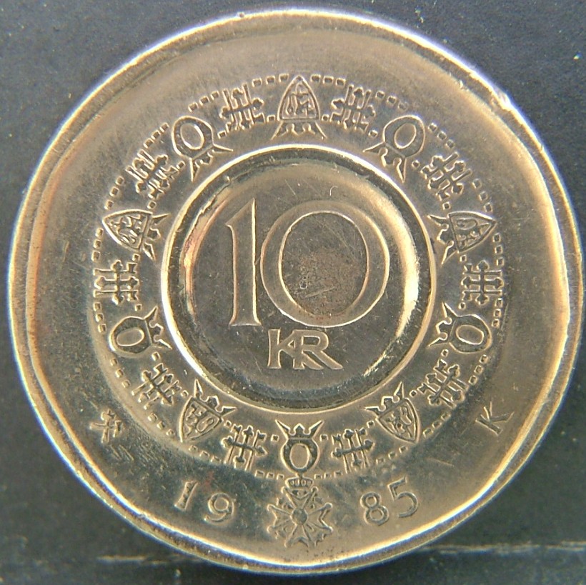 Additional view 2 of 🇳🇴 NORWAY – Scandinavian Coin Craft 10 Kroner 1985 coin