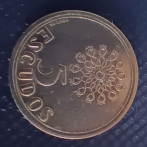 Additional view 2 of Portugal 5 Escudos 1997 coin