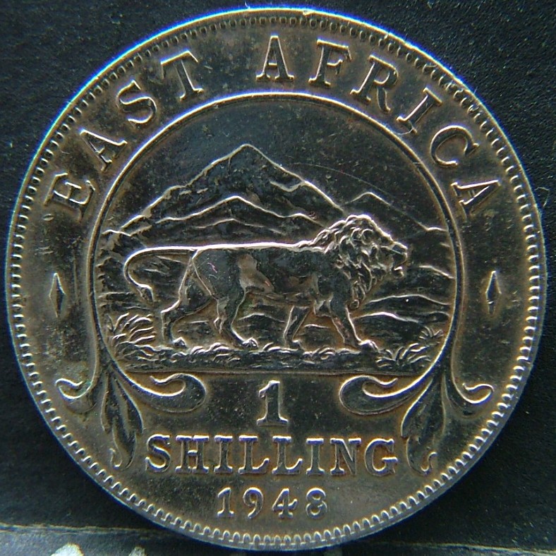 Additional view 1 of 🇬🇧 British East Africa – Colonial Coinage 1 Shilling  1948 object