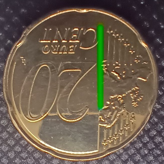 Additional view 2 of Spain 20 Cent 2023 coin