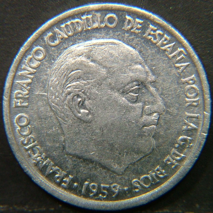 Back side of 🇪🇸 SPAIN – From Peseta to Euro 10 Centimos  1959 object