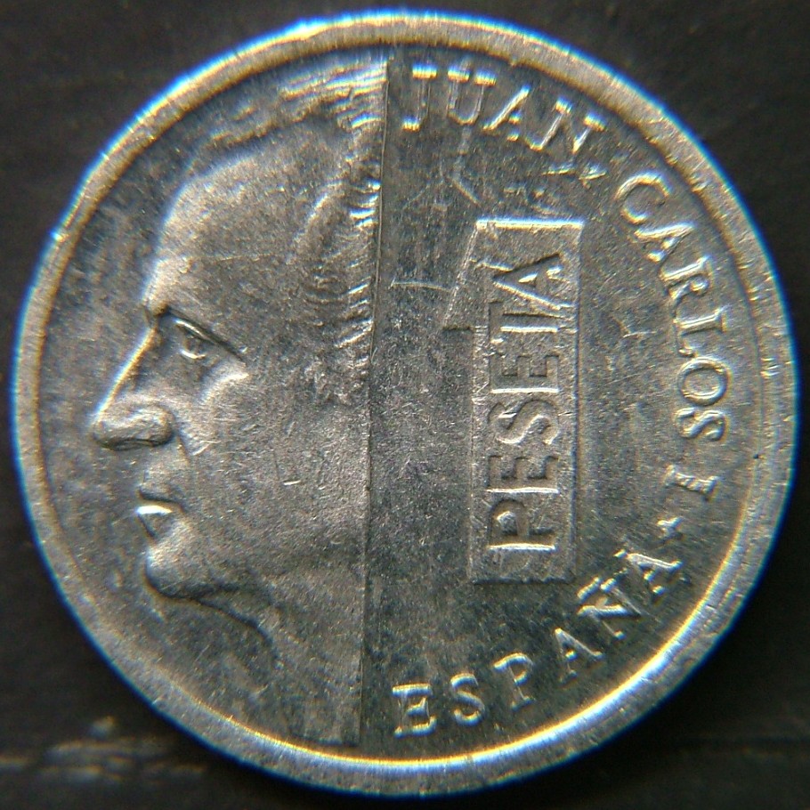 Back side of 🇪🇸 SPAIN – From Peseta to Euro 1 Peseta  1997 object