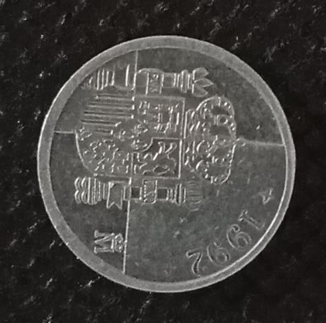 Additional view 1 of Spain 1 Peseta 1992 coin