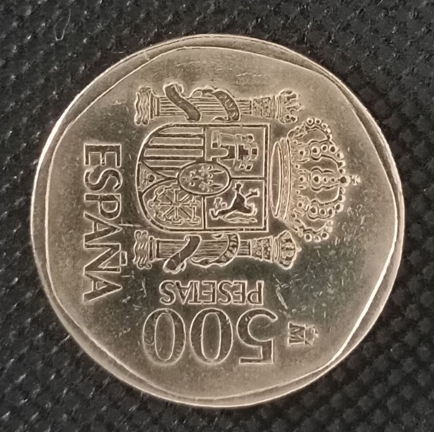Additional view 1 of Spain 500 Pesetas 1990 coin