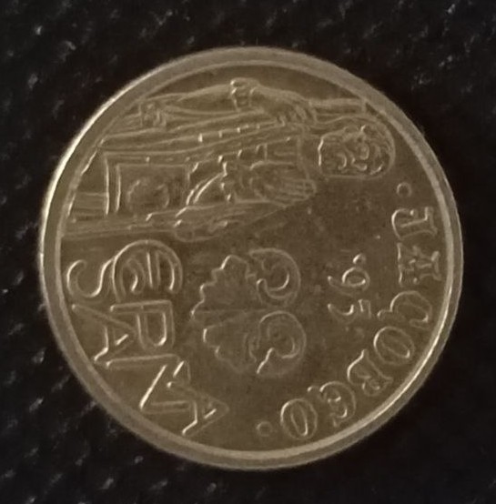 Front side of Spain 10 Centimos 1993 coin