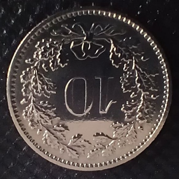 Additional view 2 of Switzerland 10 Rappen 1973 coin