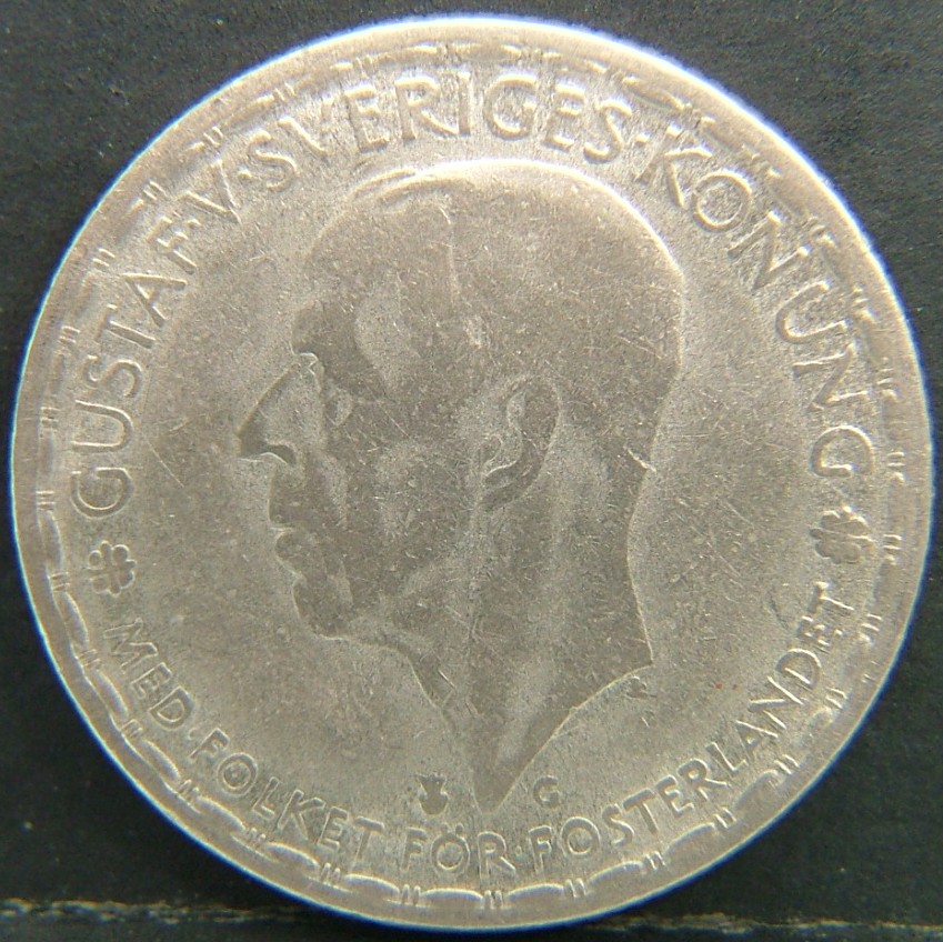 Back side of 🇸🇪 SWEDEN – Nordic Numismatic Legacy 1 Krona  1942 object