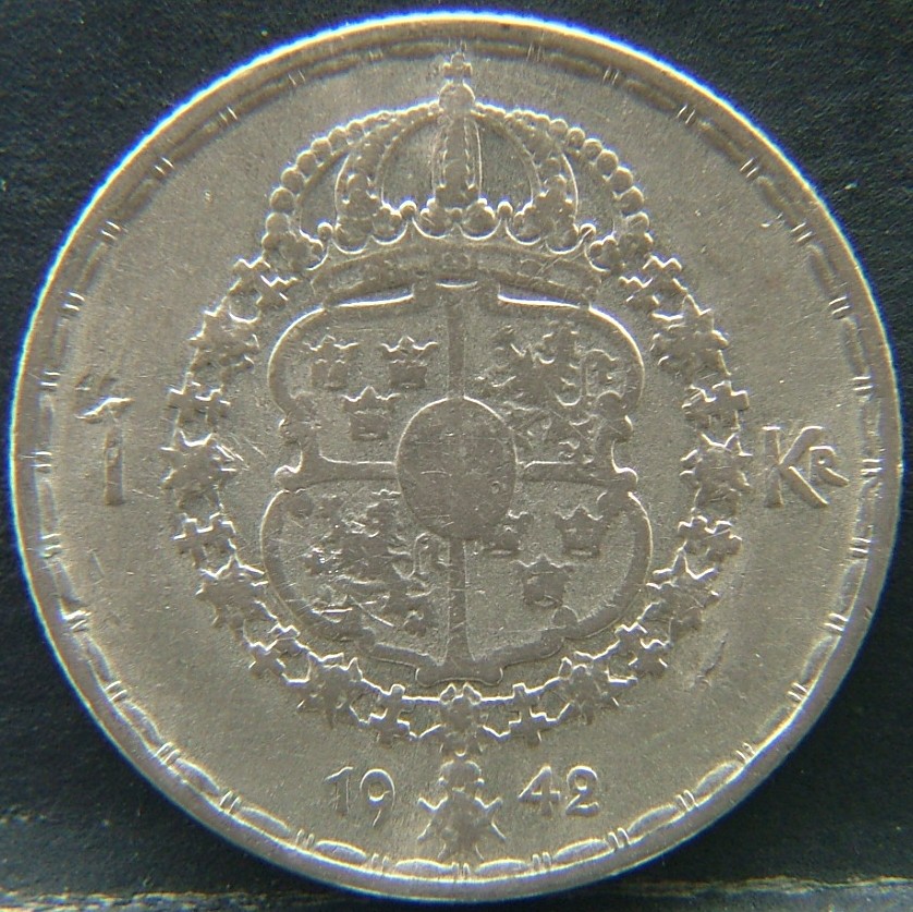 Additional view 1 of 🇸🇪 SWEDEN – Nordic Numismatic Legacy 1 Krona  1942 object