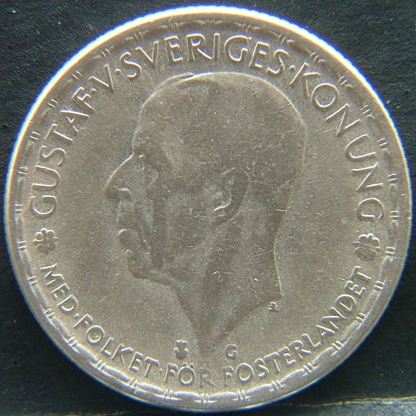 Front side of 🇸🇪 SWEDEN – Nordic Numismatic Legacy 1 Krona 1944 coin