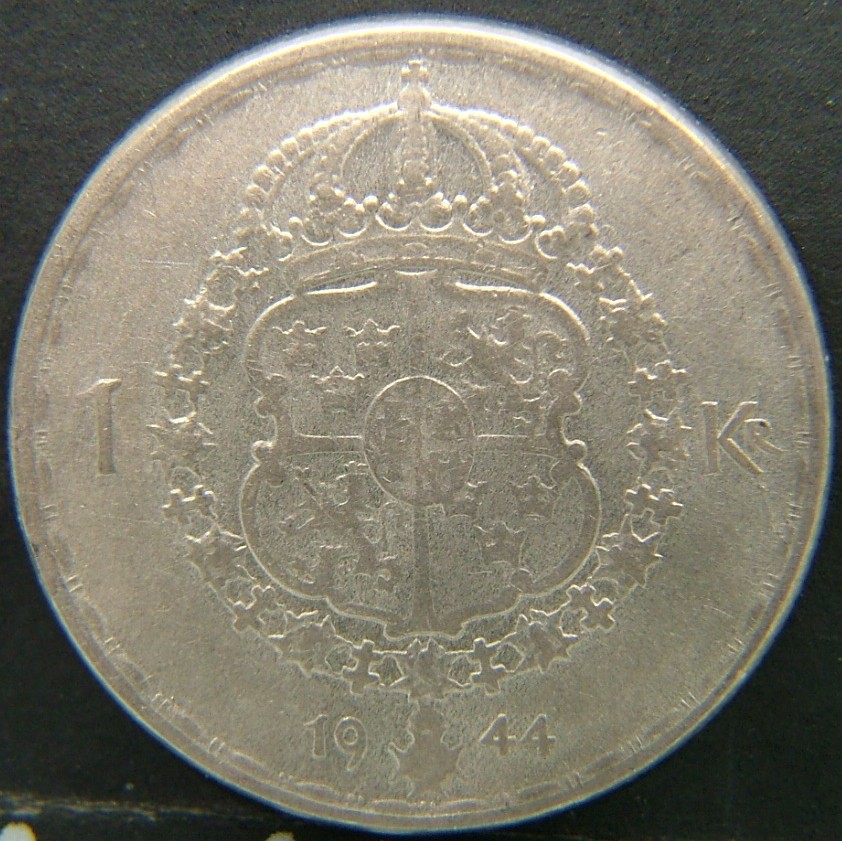Additional view 2 of 🇸🇪 SWEDEN – Nordic Numismatic Legacy 1 Krona  1944 object