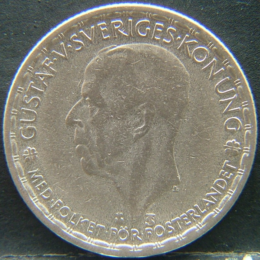 Front side of 🇸🇪 SWEDEN – Nordic Numismatic Legacy 1 Krona 1948 coin