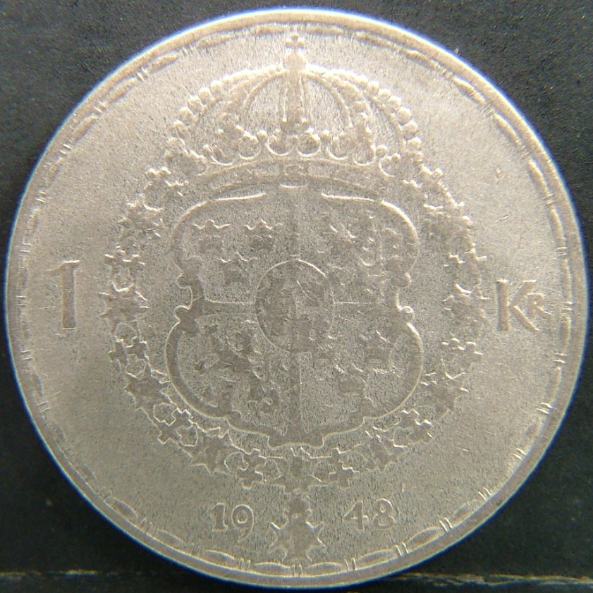 Additional view 2 of 🇸🇪 SWEDEN – Nordic Numismatic Legacy 1 Krona  1948 object
