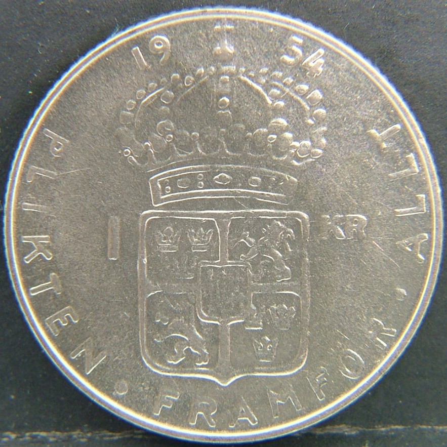 Additional view 2 of 🇸🇪 SWEDEN – Nordic Numismatic Legacy 1 Krona  1954 object