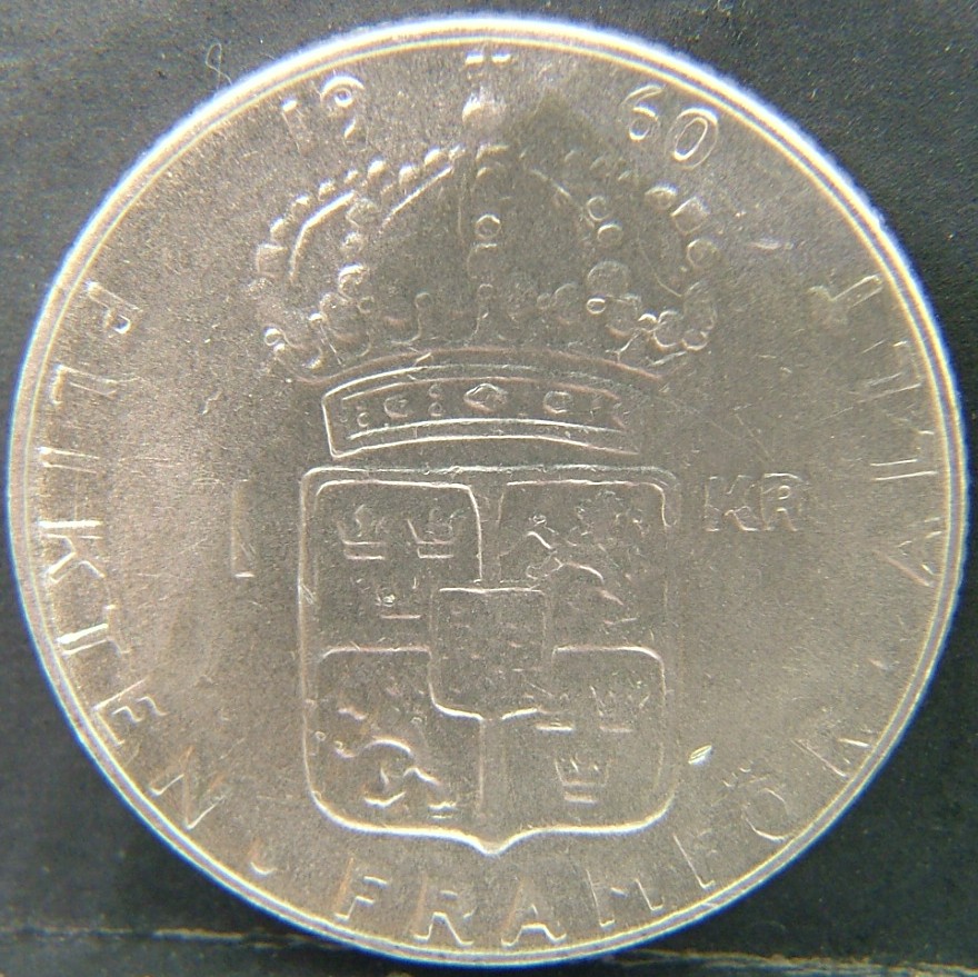 Additional view 2 of 🇸🇪 SWEDEN – Nordic Numismatic Legacy 1 Krona  1960 object