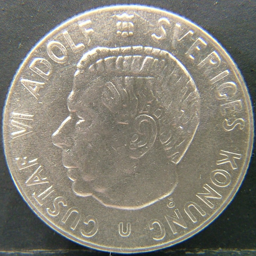 Back side of 🇸🇪 SWEDEN – Nordic Numismatic Legacy 1 Krona  1966 object