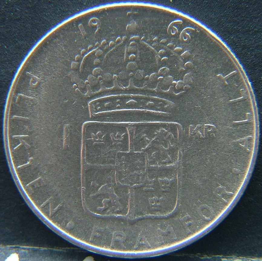 Additional view 1 of 🇸🇪 SWEDEN – Nordic Numismatic Legacy 1 Krona  1966 object