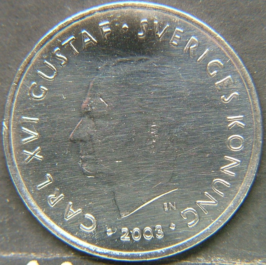 Back side of 🇸🇪 SWEDEN – Nordic Numismatic Legacy 1 Krona  2003 object