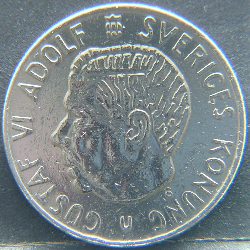 Front side of 🇸🇪 SWEDEN – Nordic Numismatic Legacy 1 Krona 1972 coin