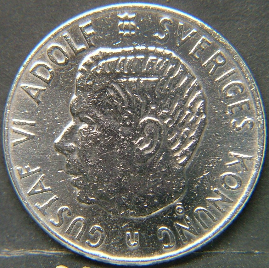 Back side of 🇸🇪 SWEDEN – Nordic Numismatic Legacy 1 Krona  1972 object