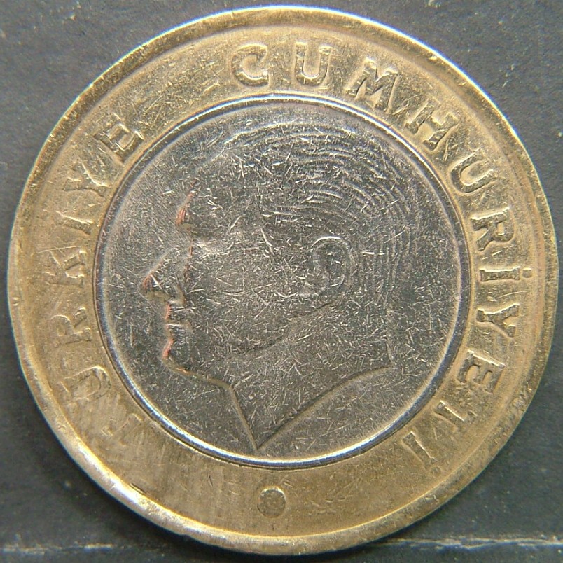 Back side of 🇹🇷 TURKEY – Ottoman Echoes in Modern Lira 1 Lira  2009 object
