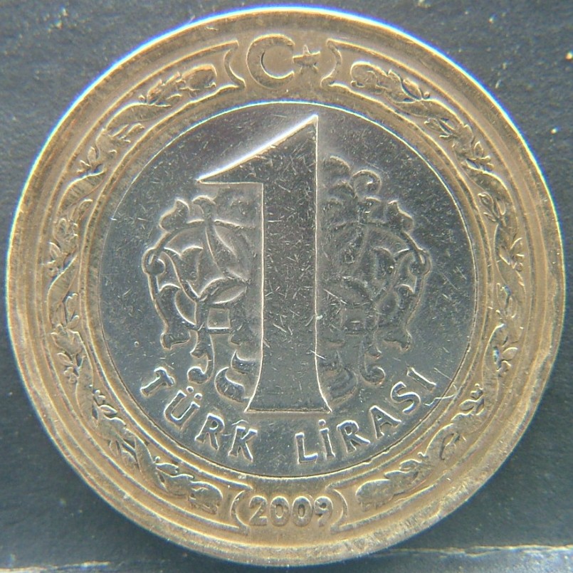Additional view 1 of 🇹🇷 TURKEY – Ottoman Echoes in Modern Lira 1 Lira  2009 object