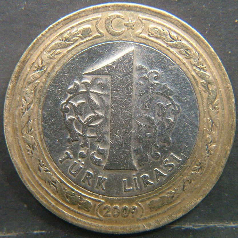 Additional view 2 of 🇹🇷 TURKEY – Ottoman Echoes in Modern Lira 1 Lira  2009 object