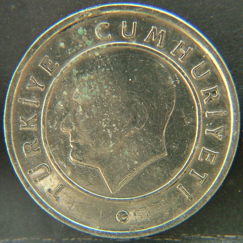 Front side of 🇹🇷 TURKEY – Ottoman Echoes in Modern Lira 25 Kurus 2010 coin