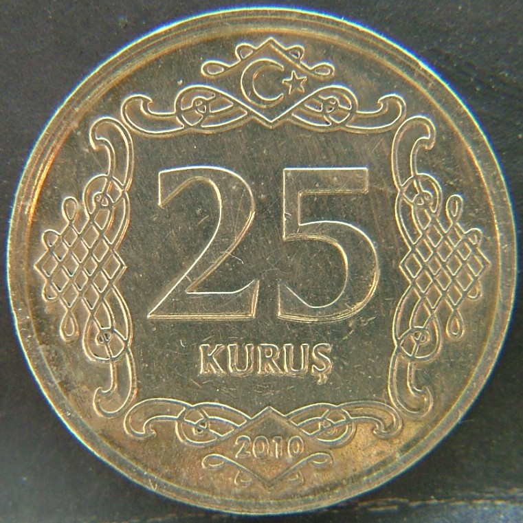 Additional view 1 of 🇹🇷 TURKEY – Ottoman Echoes in Modern Lira 25 Kurus 2010 coin
