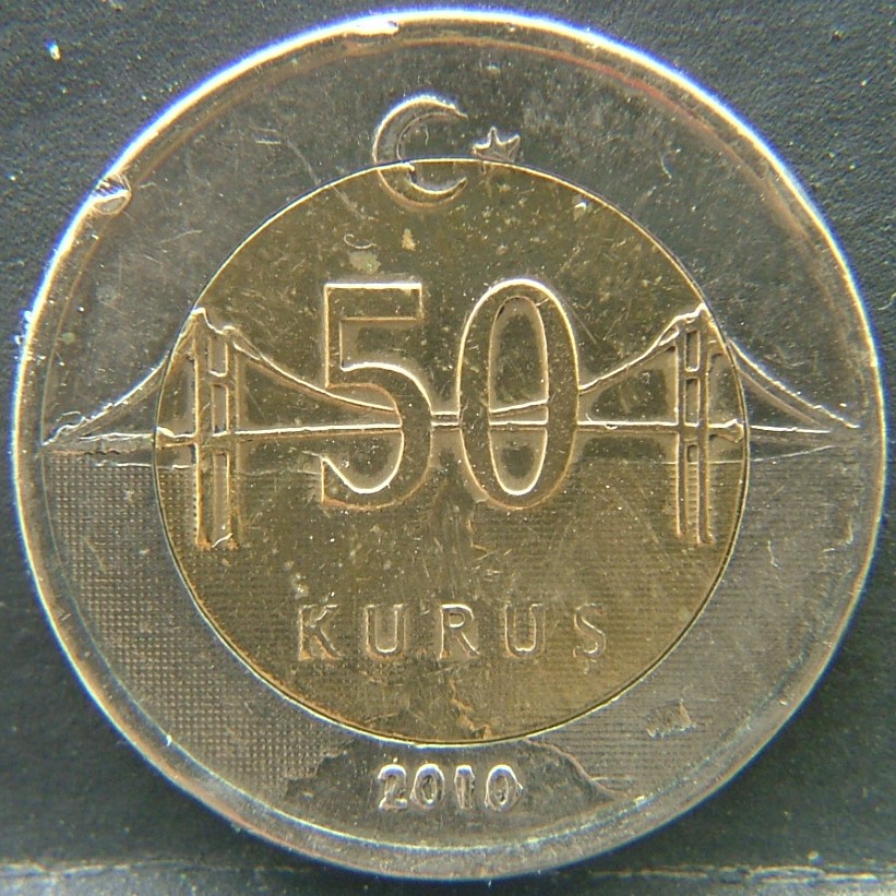 Additional view 1 of 🇹🇷 TURKEY – Ottoman Echoes in Modern Lira 50 Kurus  2010 object
