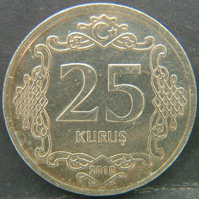 Additional view 2 of 🇹🇷 TURKEY – Ottoman Echoes in Modern Lira 25 Kurus 2010 coin