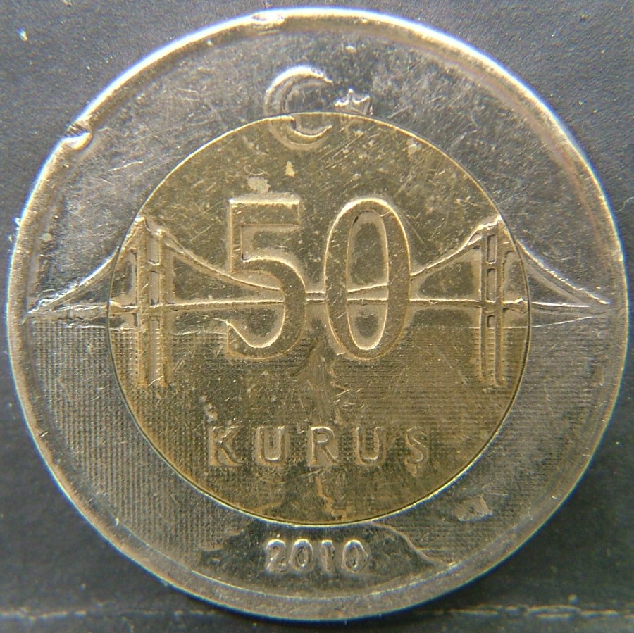 Additional view 2 of 🇹🇷 TURKEY – Ottoman Echoes in Modern Lira 50 Kurus  2010 object