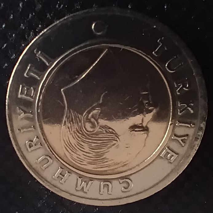 Back side of Turkey 50 Kurus 2015 coin