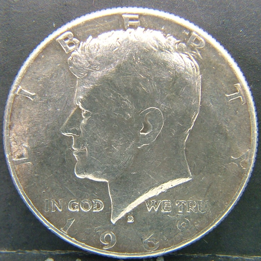 Back side of 🇺🇸 USA – Coins of the United States Half Dollar  1968 object