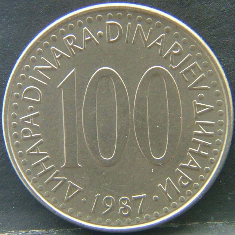 Additional view 1 of 🇾🇪 YUGOSLAVIA – From Unity to Dissolution 100 Dinara  1987 object