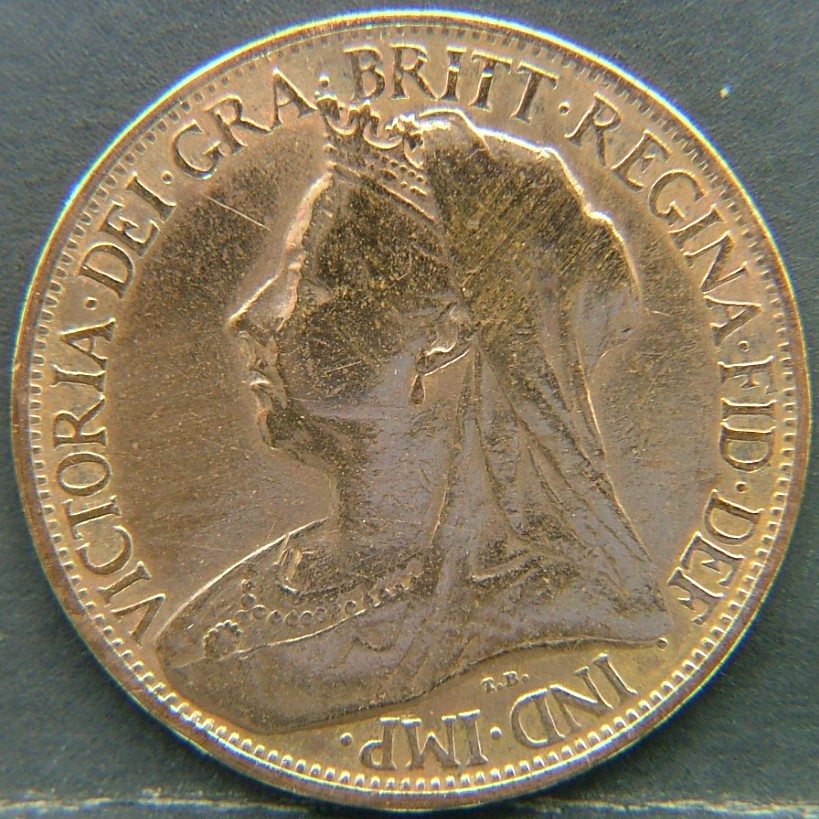 Back side of 🇬🇧 United Kingdom – Monarchs and Milestones Farthing  1901 object