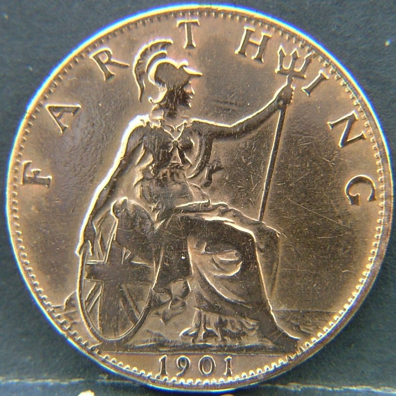 Additional view 1 of 🇬🇧 United Kingdom – Monarchs and Milestones Farthing  1901 object