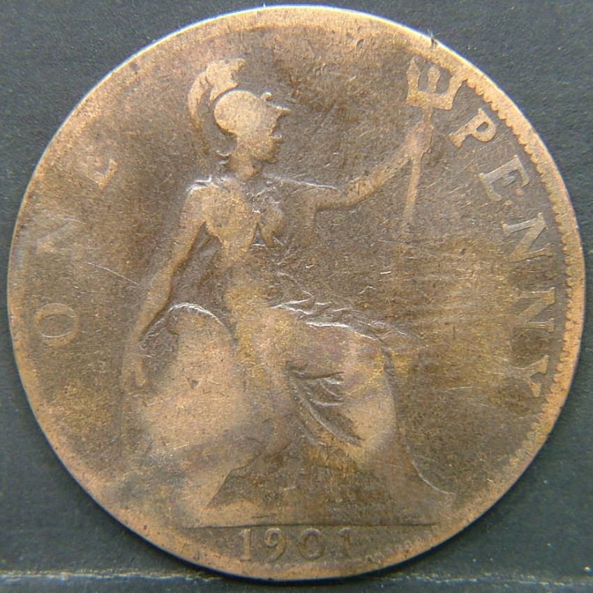 Additional view 2 of 🇬🇧 United Kingdom – Monarchs and Milestones 1 Penny  1901 object