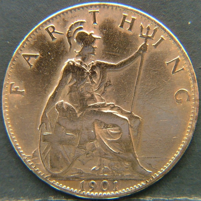 Additional view 2 of 🇬🇧 United Kingdom – Monarchs and Milestones Farthing  1901 object