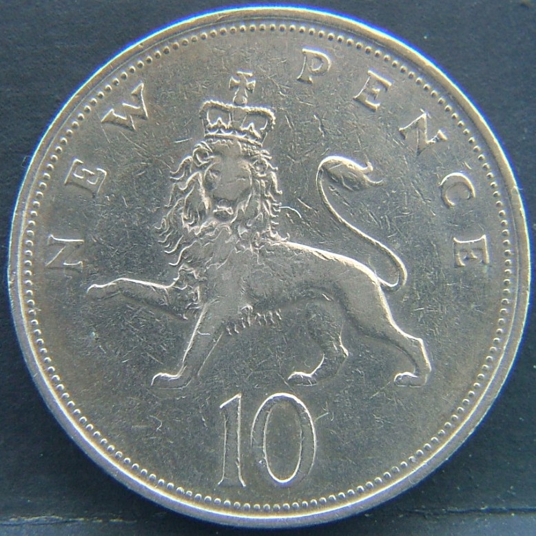 Additional view 1 of 🇬🇧 United Kingdom – Monarchs and Milestones 10 Pence 1968 coin