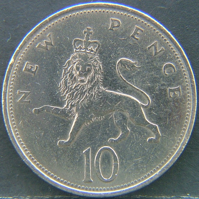 Additional view 1 of 🇬🇧 United Kingdom – Monarchs and Milestones 10 Pence 1969 coin