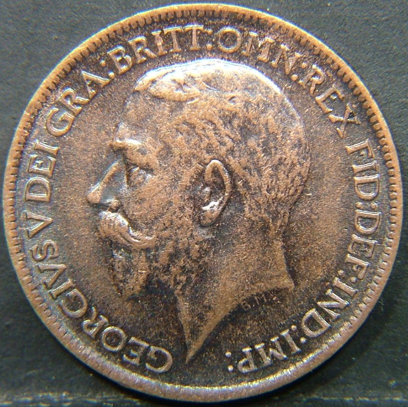 Back side of 🇬🇧 United Kingdom – Monarchs and Milestones Farthing  1912 object