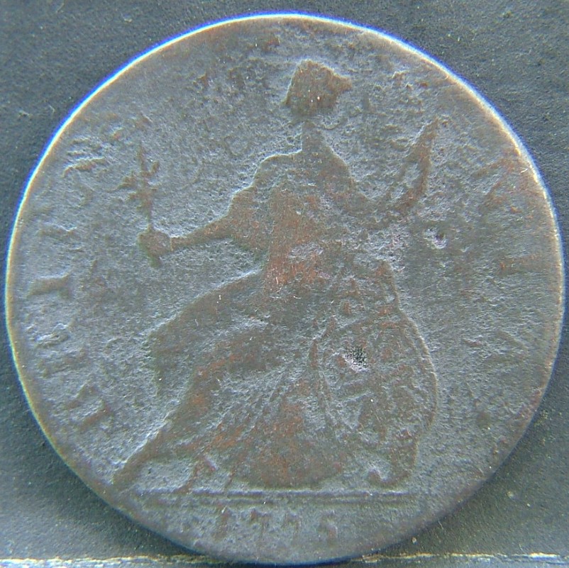 Additional view 1 of 🇬🇧 United Kingdom – Monarchs and Milestones Half Penny  1775 object