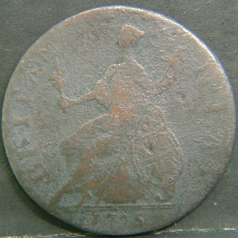 Additional view 2 of 🇬🇧 United Kingdom – Monarchs and Milestones Half Penny  1775 object