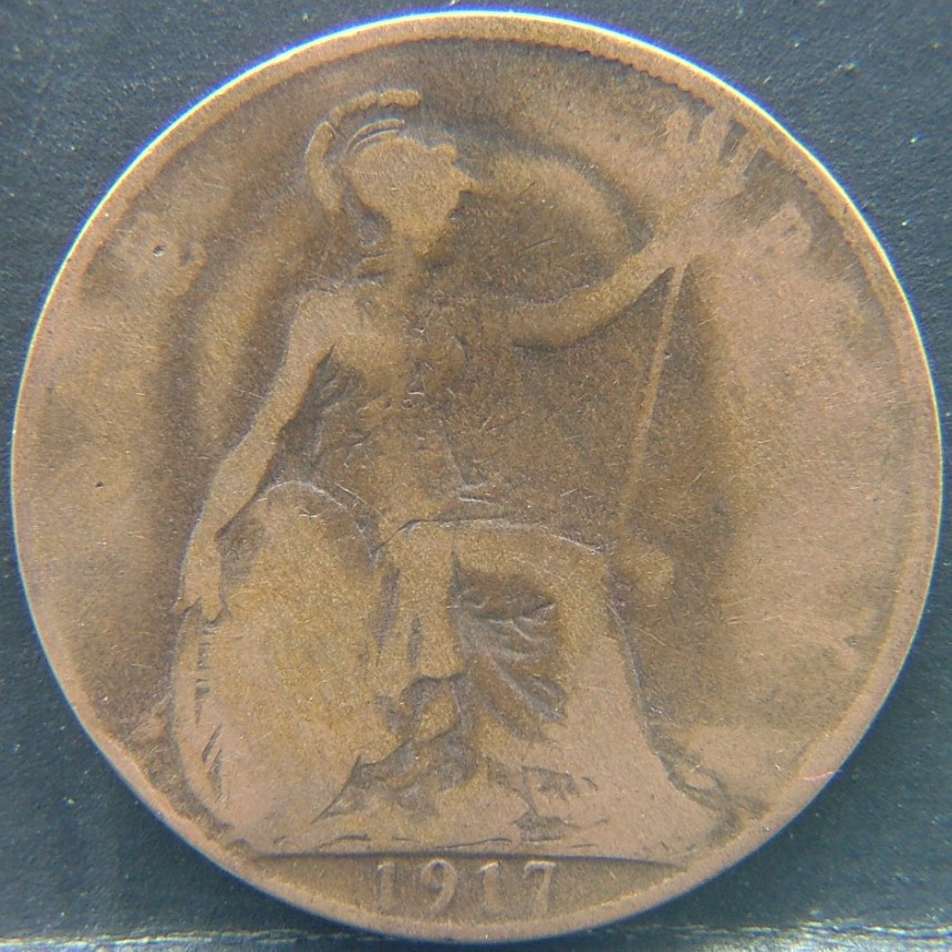 Additional view 1 of 🇬🇧 United Kingdom – Monarchs and Milestones 1 Penny  1917 object