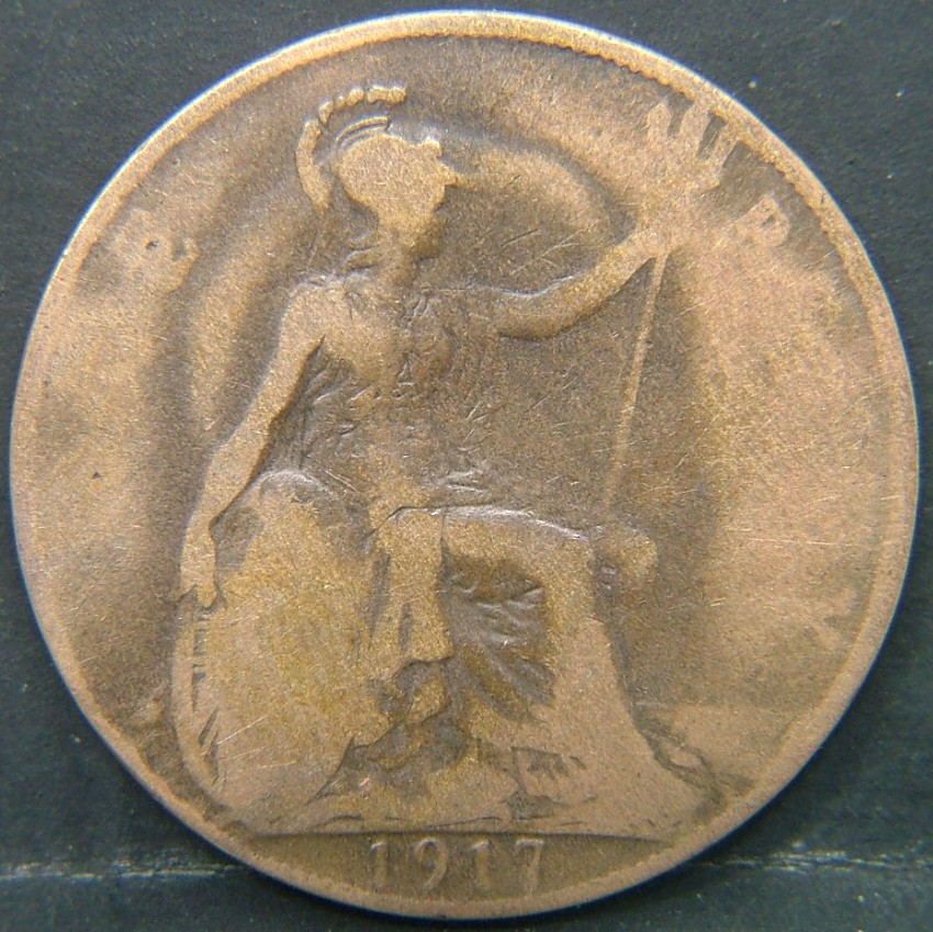 Additional view 2 of 🇬🇧 United Kingdom – Monarchs and Milestones 1 Penny  1917 object