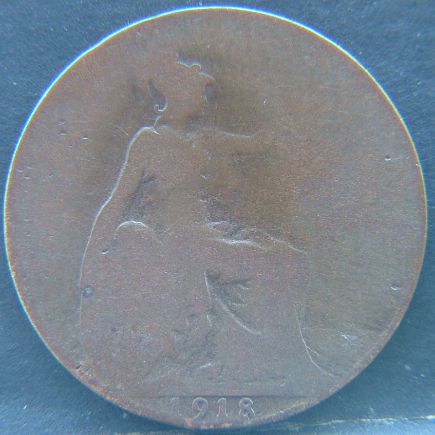 Additional view 1 of 🇬🇧 United Kingdom – Monarchs and Milestones Half Penny  1918 object
