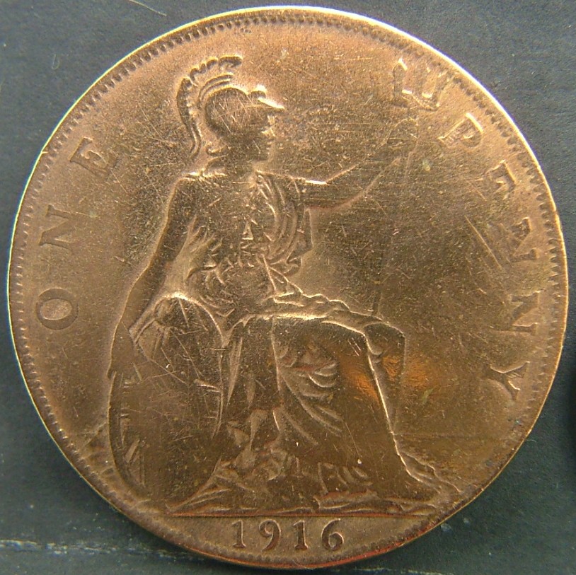 Additional view 2 of 🇬🇧 United Kingdom – Monarchs and Milestones 1 Penny 1916 coin