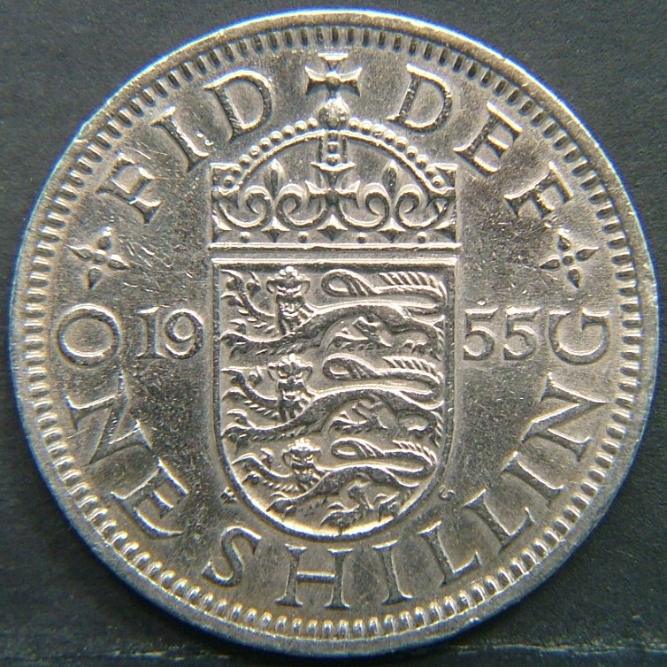 Additional view 2 of 🇬🇧 United Kingdom – Monarchs and Milestones 1 Shilling Eng 1955 coin
